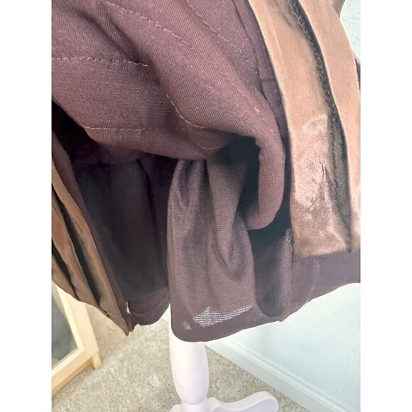 Franccesca Bellini Women Sleeveless Embellished‎ Lined Midi Dress. Brown. S/M - Picture 14 of 14